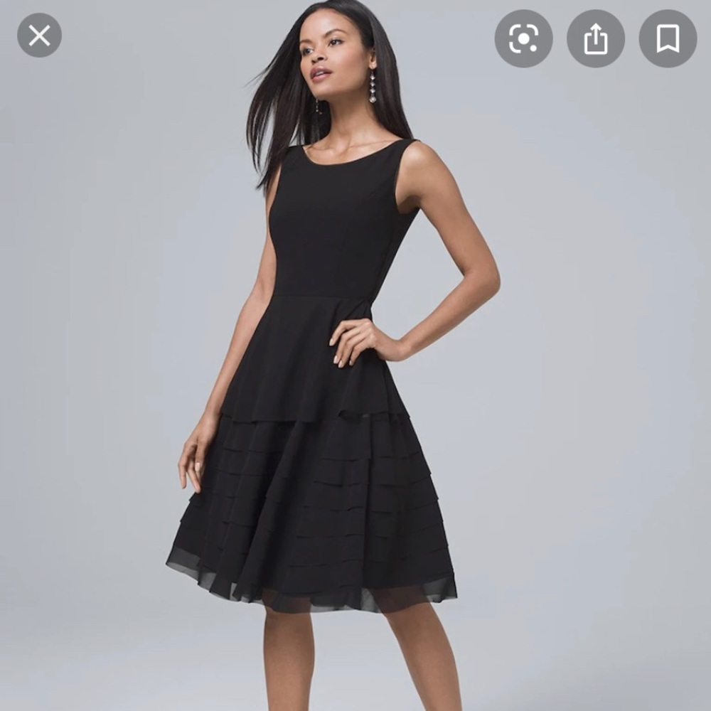 NWT Little Black Dress 14 Fit & Flare